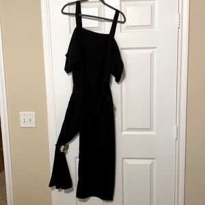 Black off the shoulder romper NEW